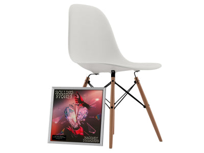 Cadre en aluminium 12,5'' pour vinyl 33 tours - Coloris Argent