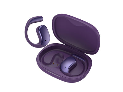 Écouteurs TWS Bolaris LCD Bluetooth 5.4 - Modèle Madrid - Coloris Violet