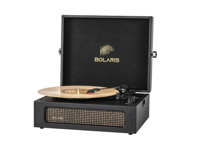 Platine vinyle Bolaris Bluetooth 6 W - Modèle Brasilia - Coloris Noir