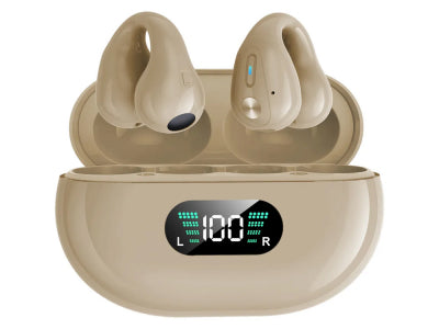 Écouteurs TWS Bolaris Ergonomiques Bluetooth 5.3  - Modèle Pittsburgh - Coloris Beige