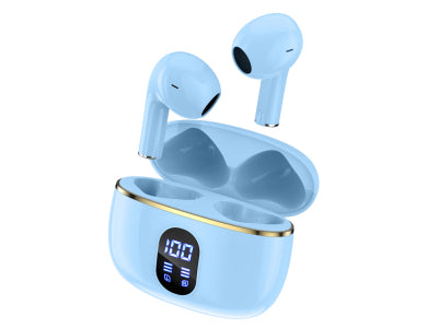 Écouteurs TWS Bolaris Bluetooth 5.3 - Modèle Dallas - Coloris Bleu