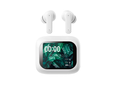 Écouteurs TWS Bolaris LCD Bluetooth 5.4 - Modèle Séoul - Coloris Blanc