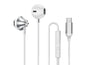 Écouteurs Intra-Auriculaires USB-C Bolaris avec télécommande - Modèle Jupiter - Argent