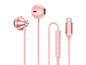 Écouteurs Intra-Auriculaires USB-C Bolaris avec télécommande - Modèle Jupiter - Rose