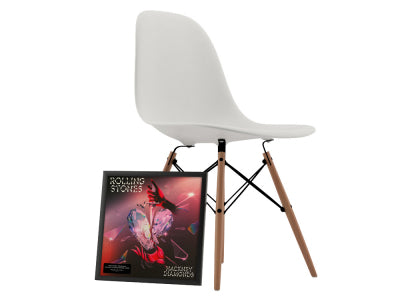 Cadre en aluminium 12,5'' pour vinyl 33 tours - Coloris Noir