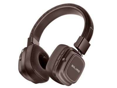 Casque stéréo Bluetooth 5.3 Bolaris - Modèle Portland - Coloris Marron