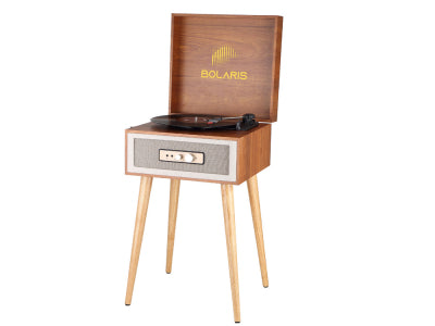 Platine vinyle Bluetooth 6 W en bois Bolaris - Modèle Harlem