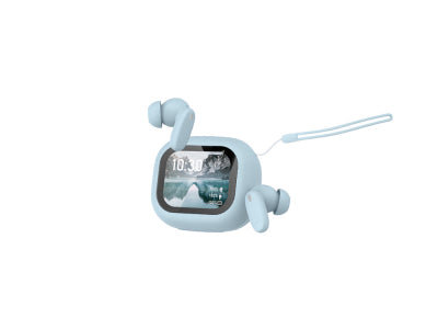 Écouteurs TWS Bolaris LCD Bluetooth 5.4 - Modèle Braga  - Coloris Bleu